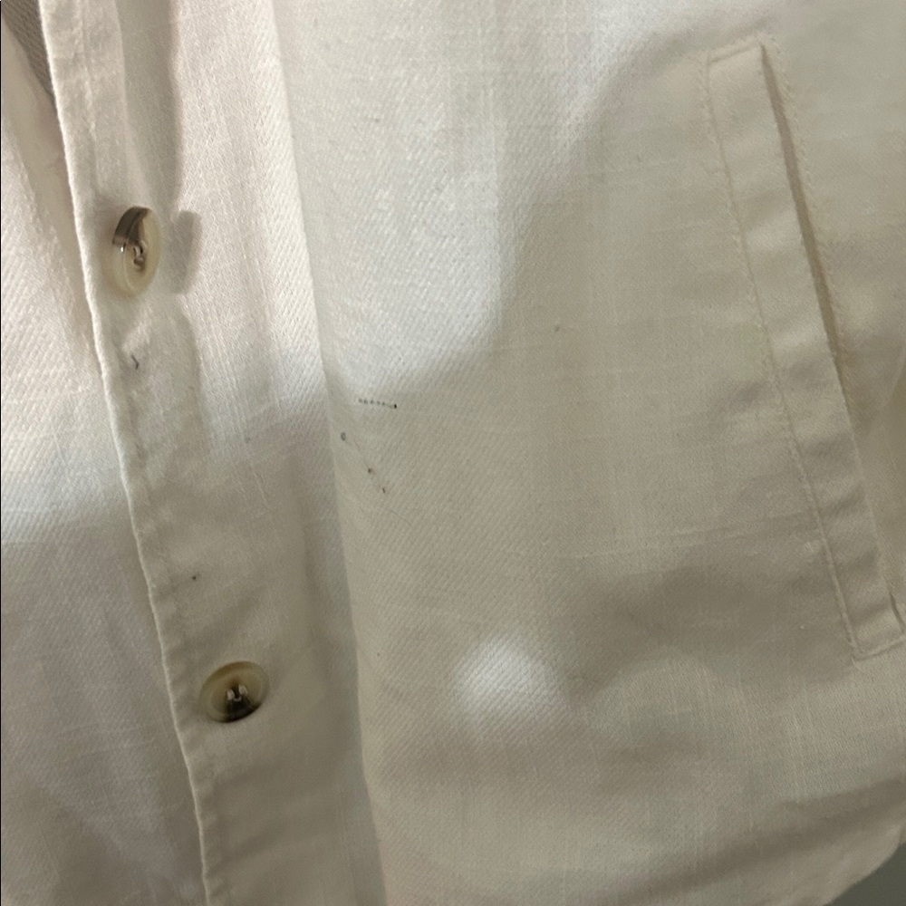 Ashley By 26 International Cream Button-Up Women Jacket size large Few stains. - Picture 6 of 14